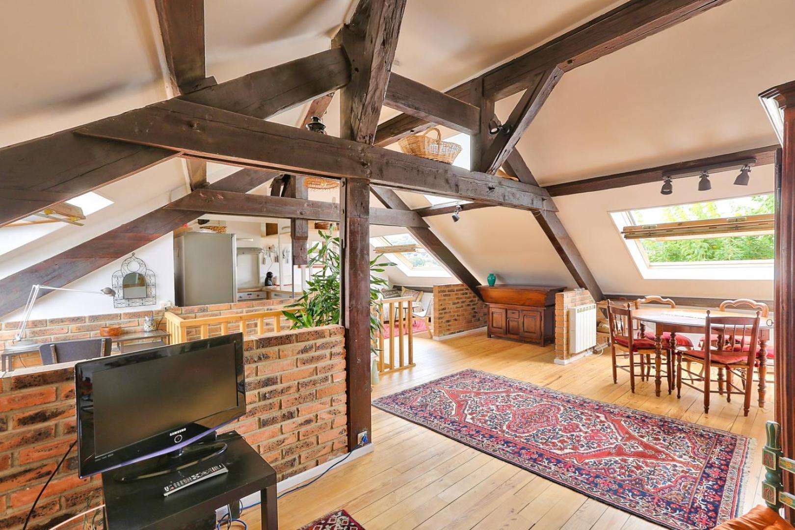 Apartmán Rustic Bohemian Duplex In Meudon Exteriér fotografie